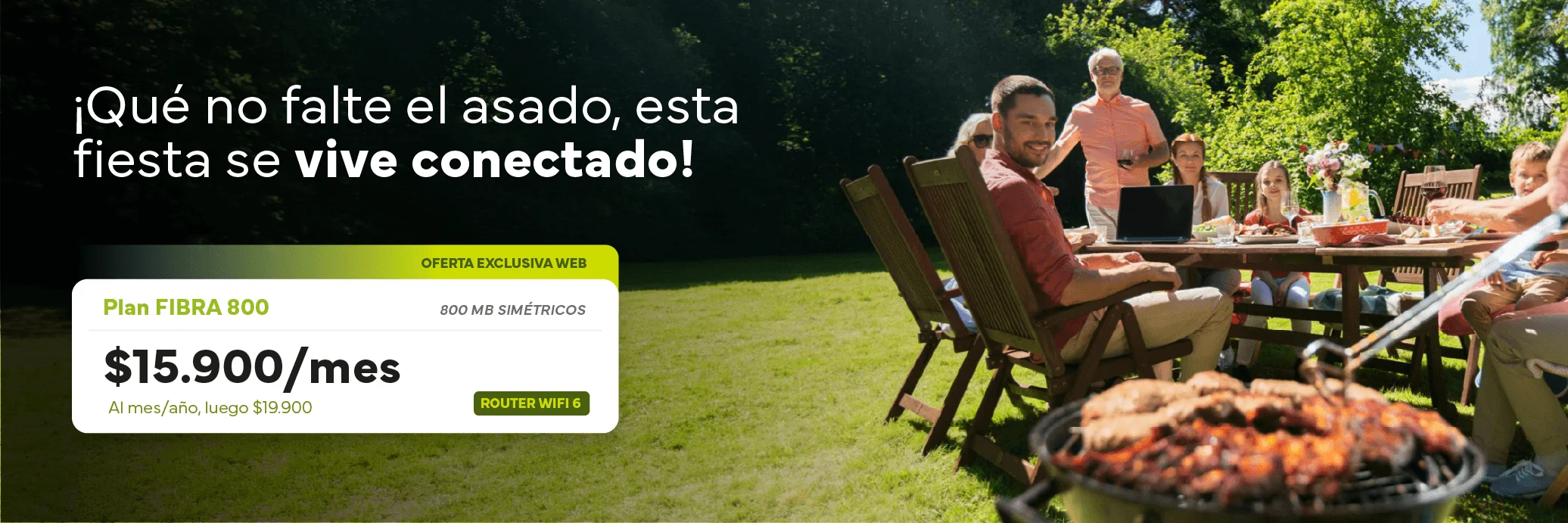 El mejor plan fibra 800 para este mes de septiembre con Bitred.