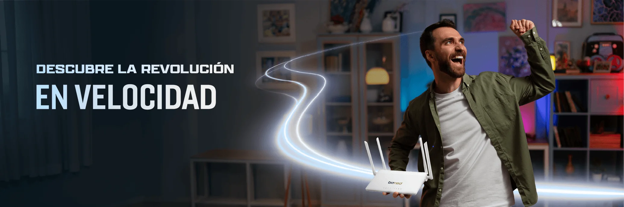 Promoción planes XGS PON la fibra más rapida para este mes de febrero 2026 junto a Bitred