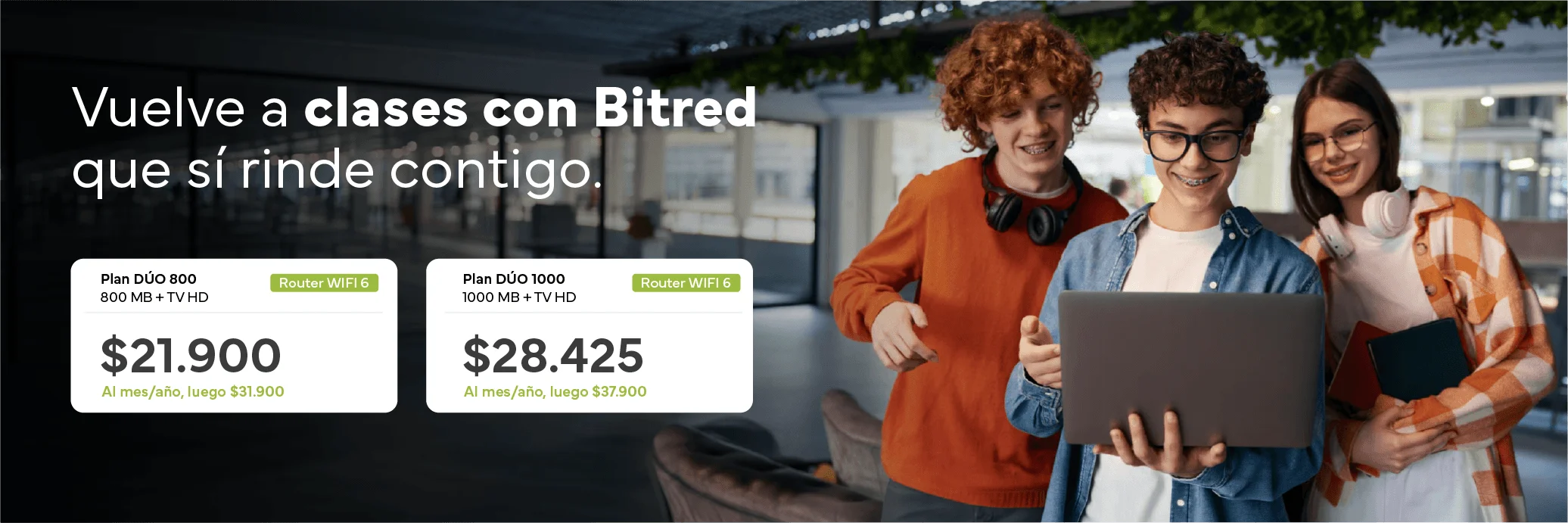 Los mejores planes para la vuelta a clases con Bitred este mes de marzo